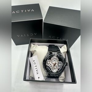 Activa Skeleton Watch